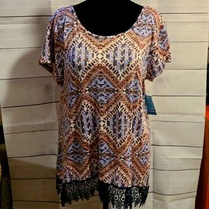 Short sleeve printed too